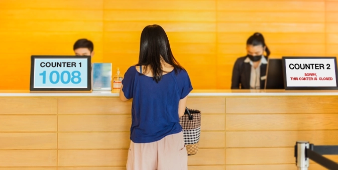 Service Counter Calling Terminal