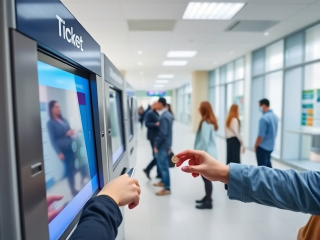 Physical Queue System for Banks