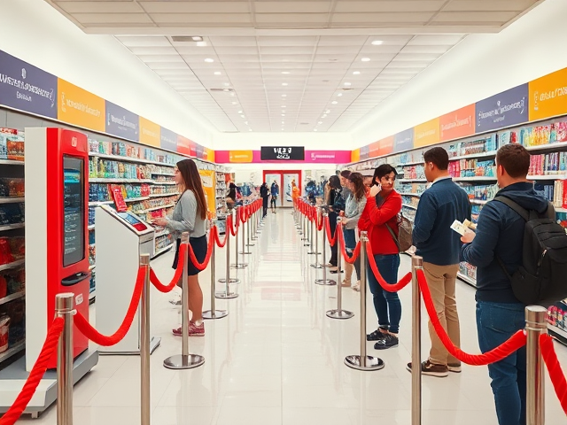 Physical Queue System for Retail