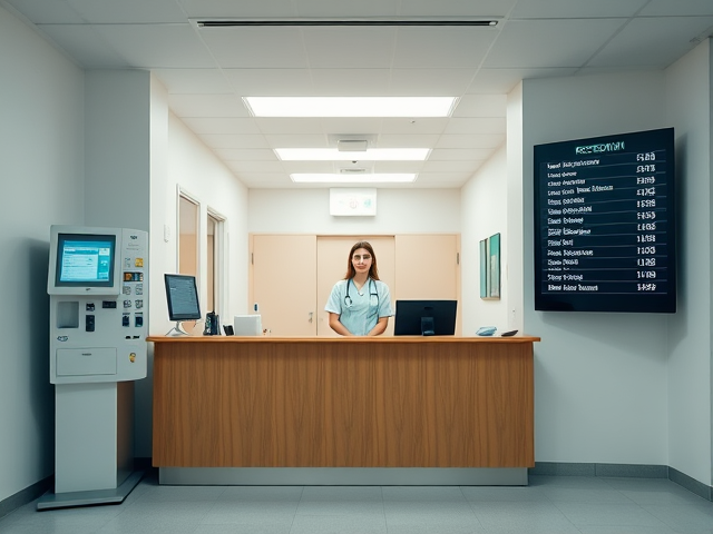 Comparing physical and hybrid queue systems for hospitals