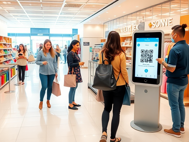 Hybrid queue system retail