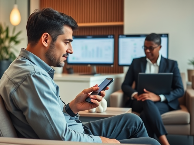 Virtual Queue System for Insurance Offices