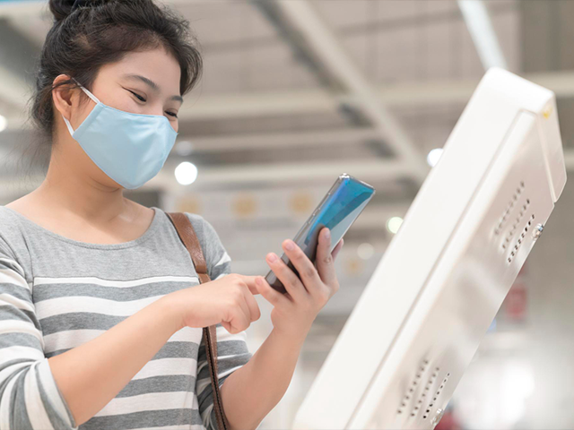 Virtual queue system for retail customers via mobile app