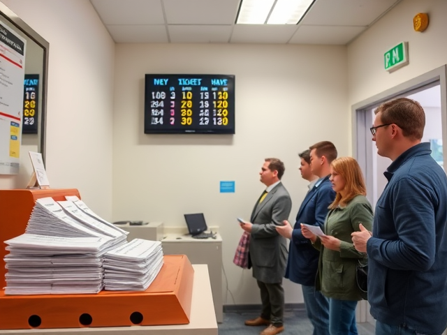 Physical Queue System for Government Offices