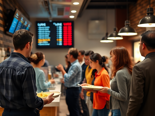 Smart Queue Management System for Cafes and Fast Food Chains
