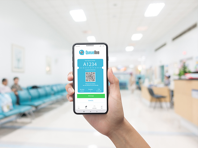 Virtual queue system for GP clinics