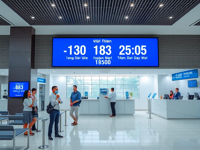 Hệ thống quản lý xếp hàng thông minh cho ngân hàng tại Việt Nam